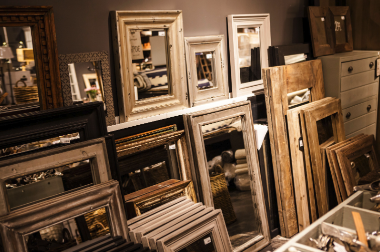 custom framed mirrors